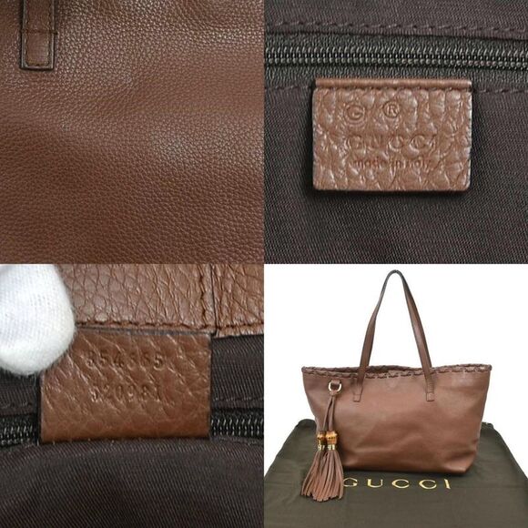 Pre Loved gucci Women Brown Tote Bags - Picture 5 of 8